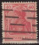 Germany 1902 Characters 40 Pfeenig Red Scott 72